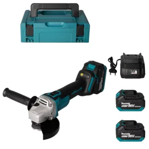 Professional Brushless Angle Grinder Li-ion Battery Woodworking Cut off Tool 100mm 125mm Cordless Angle Grinder