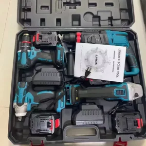 Professional Drilling Machines Affordable Tool Sets Portable Power Combo Kit for Industrial Construction