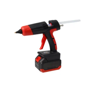 Professional Electric Rechargeable Portable Hot Melt Glue Gun Cordless Handheld Aluminum Nozzle Digital Temperature Display DIY