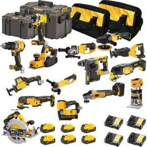Professional Electrical Tool Kit 18V 20V Lithium Battery Power Tools Drill Set with Tool Box