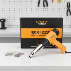 Professional Heat Gun 700W Low Noise Hot Air Gun 50 550℃ Electric Welder Plastic Welding Gun for Paint Removal