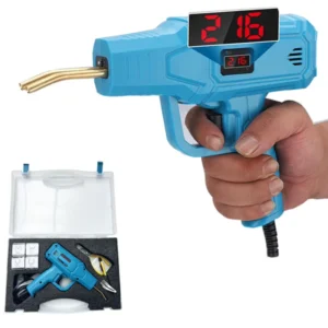 Professional Industrial Hot Air Gun Variable Temperature LCD Heat Gun with Nozzles for Shrink Wrapping and Paint Removal