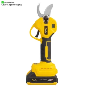 Professional Lithium High Branch 21V Brushless Motor Digital Display High Power Pruning Shears Scissors