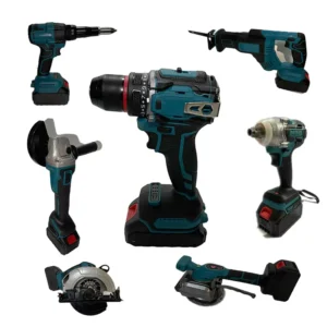 Professional Power Tools Drill with Battery 21 Volt Cordless Tool Drill