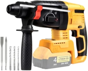Professional Rechargeable Rotary 21v Cordless Hammer Drill with Lithium Battery
