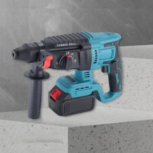 Professional Rotary Hammer Drill 220V DIY Demolition 1500W Brushless Motor Lithium Ion Battery Concrete