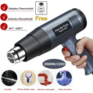 QR-866B Qili Electric Heat Gun No Digital Display Continuously Adjustable Temperature Hot Air Gun