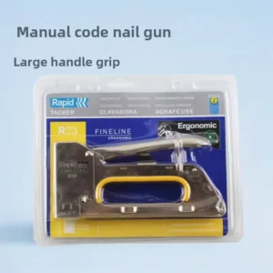 R-23 Manual Large Handle U-shaped Nail Gun for Advertising Cushion Board Door Use Made in China Foreign Trade
