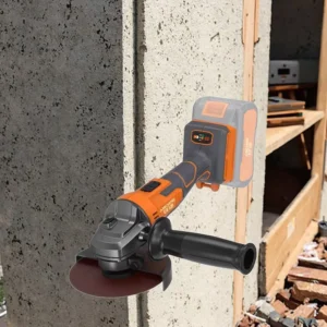 Rechargeable Cordless Electric Angle Grinder Industrial Grade with Brushless Motor Switch Type Trigger for Cutting & Polishing