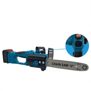 Rechargeable Lithium Battery Long Reach Portable Household Outdoor Tree Cutting & Pruning Chain Saw with 1 Year Warranty