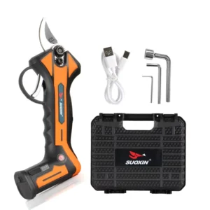 Rechargeable USB Charge Powered 20mm 0.8inch Battery 8V 5.5ah Corte Electric Pruning Shears Cutter Branch Scissors