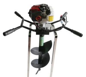 Reliable Efficient Metal Powered Earth Auger Deep Hole Digger and Weeder for Soil Excavation