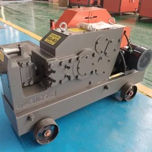 Round Steel Bar Rebar Cutting Machine Electrical Iron Rod Rebar Cutter with Core Motor & Gear Components