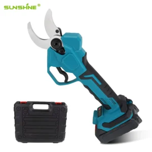SUNSHINE Battery Powered Cordless Pruning Shears 40MM Cutting Diameter Brushless Electric Pruner Telescopic Feature