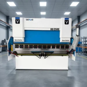 Scalable up Synchronized Steel Bending Machine Semi Automatic Back Gauge Linear Guide Ball Screw Multistage Motor Pump Engine
