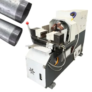 Semi Automatic Pipe Threading Machine Steel Tube Threader Machine Manual Feed Galvanized Conduit Pipe Thread Cutting Machine