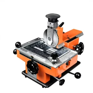 Semi Automatic Small Desktop Marking Metal Nameplate Mosaic Carving Tool Sign Engraving Machine Printer