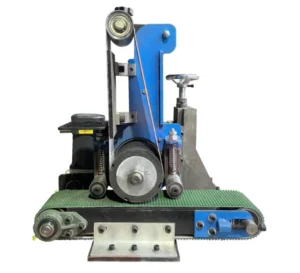 Small Belt Conveyor Flat Steel Grinder Metal Sheet Polisher with Engine Core Component Belt Sander