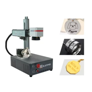 Small Desktop 20/30/50W Fiber Laser Engraving Machine for Phone case RingJewelry Cup Metal Crafts