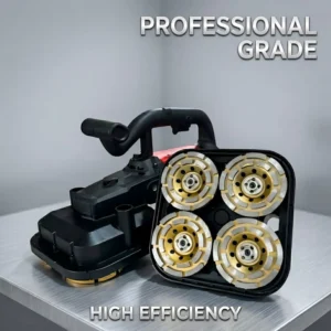 Small Dust Free Wall Stone Concrete Polisher Variable Speed Portable Concrete Floor Grinder Machine with Dust Vacuum and CE