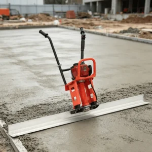 Smooth Surface Finishing Screed Concrete Vibrating Ruler Road Construction Vibrating Screed Ground Leveler Machine