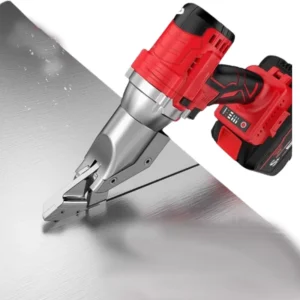 Stainless Steel Color Electric Power Shears Battery Operated Charging Scissors for Cutting Steel Tiles Diamond Mesh