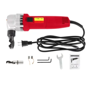 Stainless Steel Iron Metal Sheet Cutter Tool Electric Sheet Metal Power Nibbler Kit Hand Tool Metal Cutting Tools