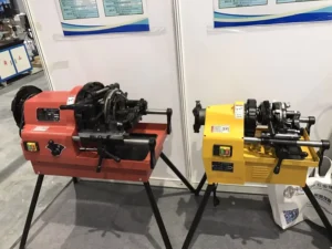 Stainless Steel Pipe Electric Pipe Threading Machine Desktop Pipe Threading Machine Power Pipe Threader for 1 2 4 Inch Pipes