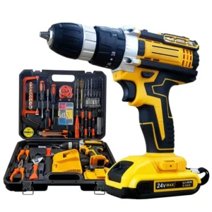 Strong Cordless Electric Impact Drill/screwdriver Lithium-ion Battery Hand Tool Suit for Diy Variable Speed