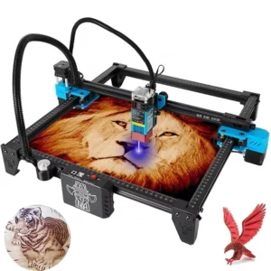 TTS 5.5W High Speed Laser Engraving Machine 418*418mm Desktop Diode Portable CNC Laser Cutting Engraver