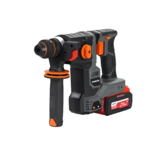Three in One 20V 800W Heavy Duty Brushless Cordless Rotary Hammer Drill Fast Charger 26mm Max Drilling Diameter DIY 7.5Ah