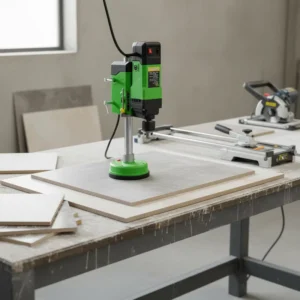 Tile Drilling Machine Wet Drill Press Aluminum Alloy Mini Tool Electric Suction Cup Base 800W 1.5-13mm Chuck Capacity Drilling