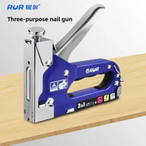 Tool Manual Three Use Code U Shaped Nail Gun Oil Painting Steel Nail OEM ODM Customization Made in China
