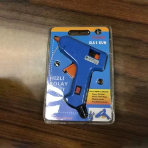 Transparent 20W Adjustable Hot Melt Glue Gun for Crafts and DIY Projects