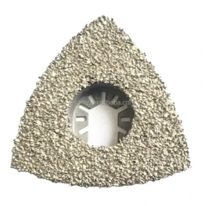 Triangle Brazed Carbide Oscillating Sanding Disc Diamond Corner Grinding and Polishing Tools for Concrete and Wood