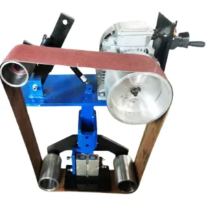 Vertical Horizontal Dual purpose Metal Abrasive Belt Grinding Machine Sander for Deburring and Polishing Metal Knife Parts