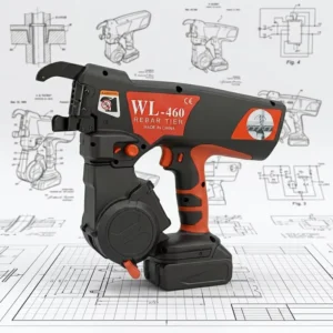WL Industrial WL-460 DIY Rebar Tier Tool High-Efficiency Battery-Operated Automatic Binding Machine OEM Customizable Plastic