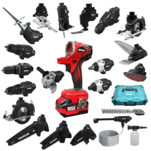WSDB01 20V Brushless Cordless Multi-Tool Kit 21000RPM High-Speed Oscillating Electric Brake Reverse Soft Grip Hard Case 1-Year