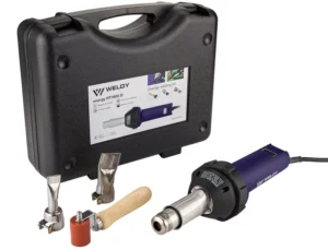 Weldy HT1600 D 1600W Digital Heat Gun Hot Air Blast Torch Plastic Overlap PVC Welding DIY Energy Pistol Welder Kit Electric