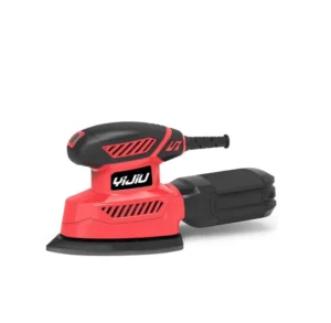 YIJIU Industrial Electric Palm Corded Orbital Sander Dust Box Handheld CE Certified DIY Wall Putty Metal Rust Removal