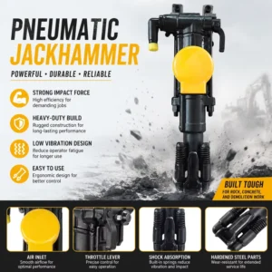 YT29A Mining Pneumatic Jack Hammer Hand Held Rock Drill Equipment Supplier Perforadora Manual De Roca